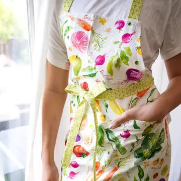 Apron 100% Cotton - Zinnias Gift Boutique