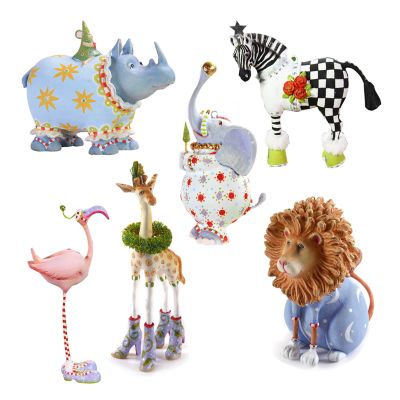 Patience Brewster Jambo Roberta Rhino Mini Ornament - Zinnias Gift Boutique