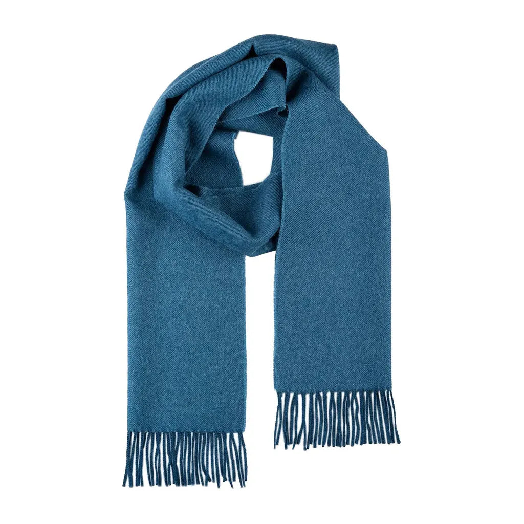 Baby Alpaca Scarf - Blue Jean - Zinnias Gift Boutique