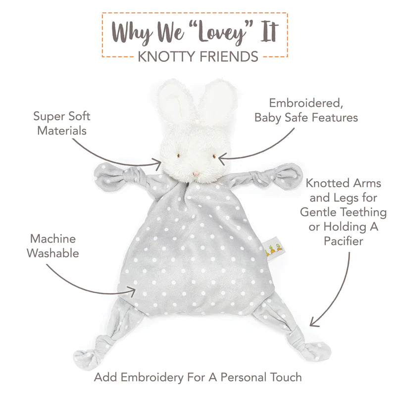 Bloom Bunny Knotty Friend - Zinnias Gift Boutique