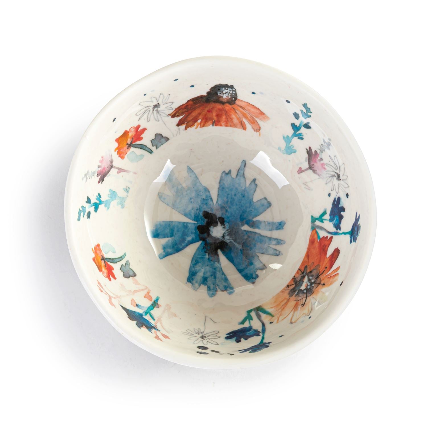 Meadow Flowers Melamine Dip Bowl - 4.5in - Zinnias Gift Boutique