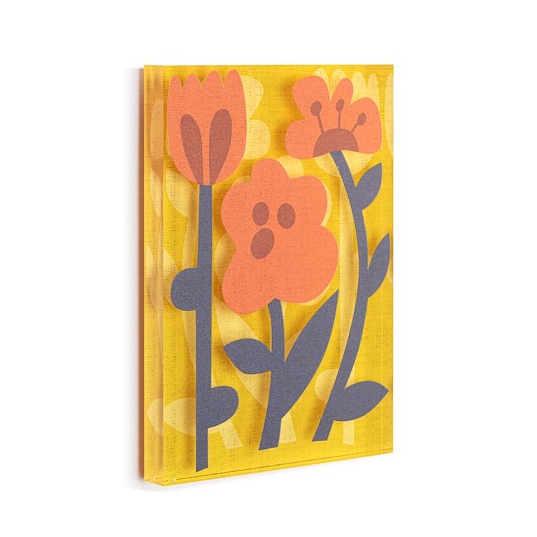 Acrylic Tile 5 x 7 - Zinnias Gift Boutique