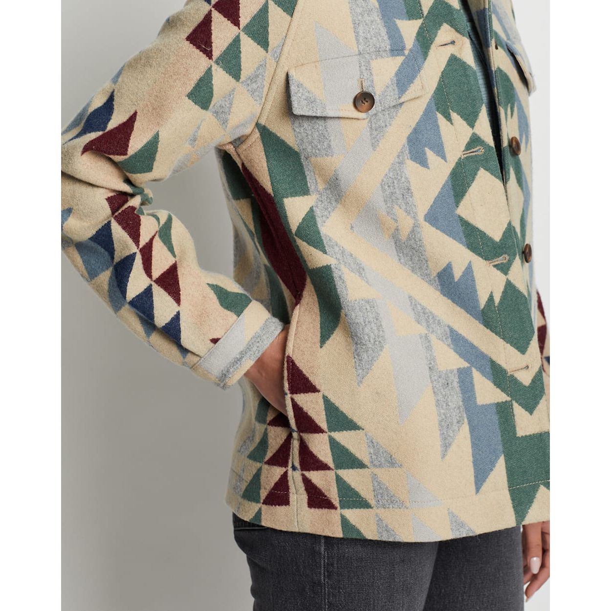 Leanne Jacquard Coat Pendleton - Zinnias Gift Boutique