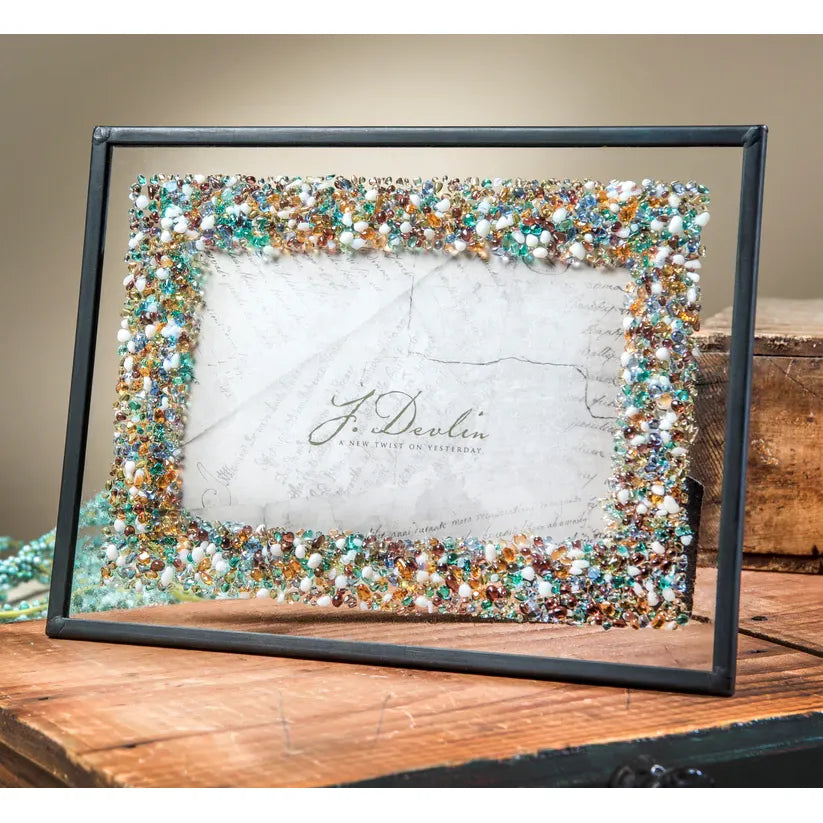 Stained Glass Picture Frame - Zinnias Gift Boutique