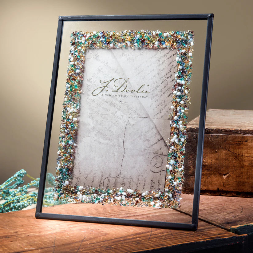 Stained Glass Picture Frame - Zinnias Gift Boutique