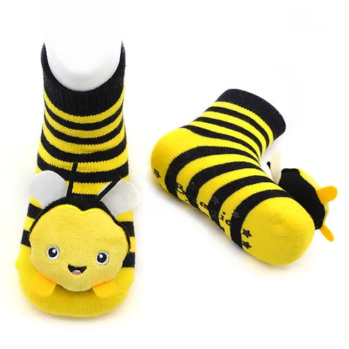 Bumblebee Boogie Toes, 1 Pair - Zinnias Gift Boutique