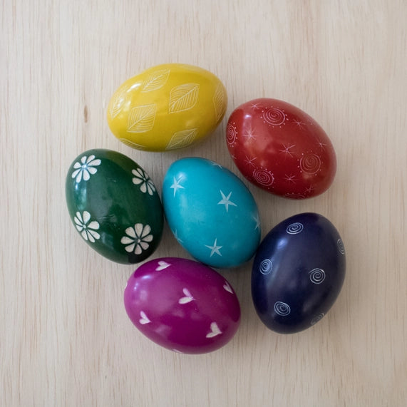 Colorful Etched Eggs - Zinnias Gift Boutique