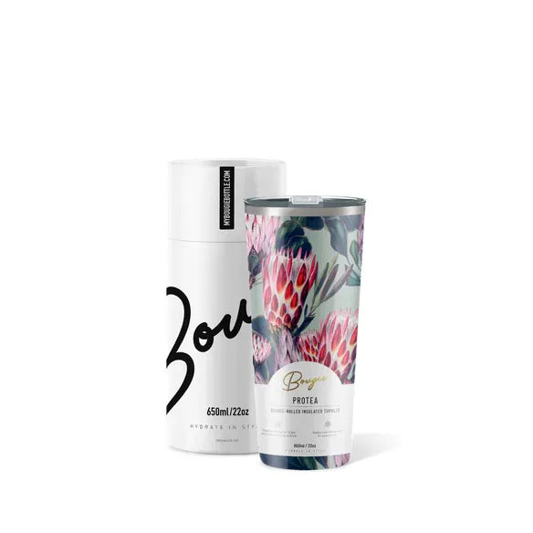 22 oz insulated Travel Mug with Gift Tube - Zinnias Gift Boutique