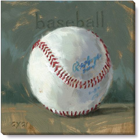 Baseball Giclee Wall - Zinnias Gift Boutique