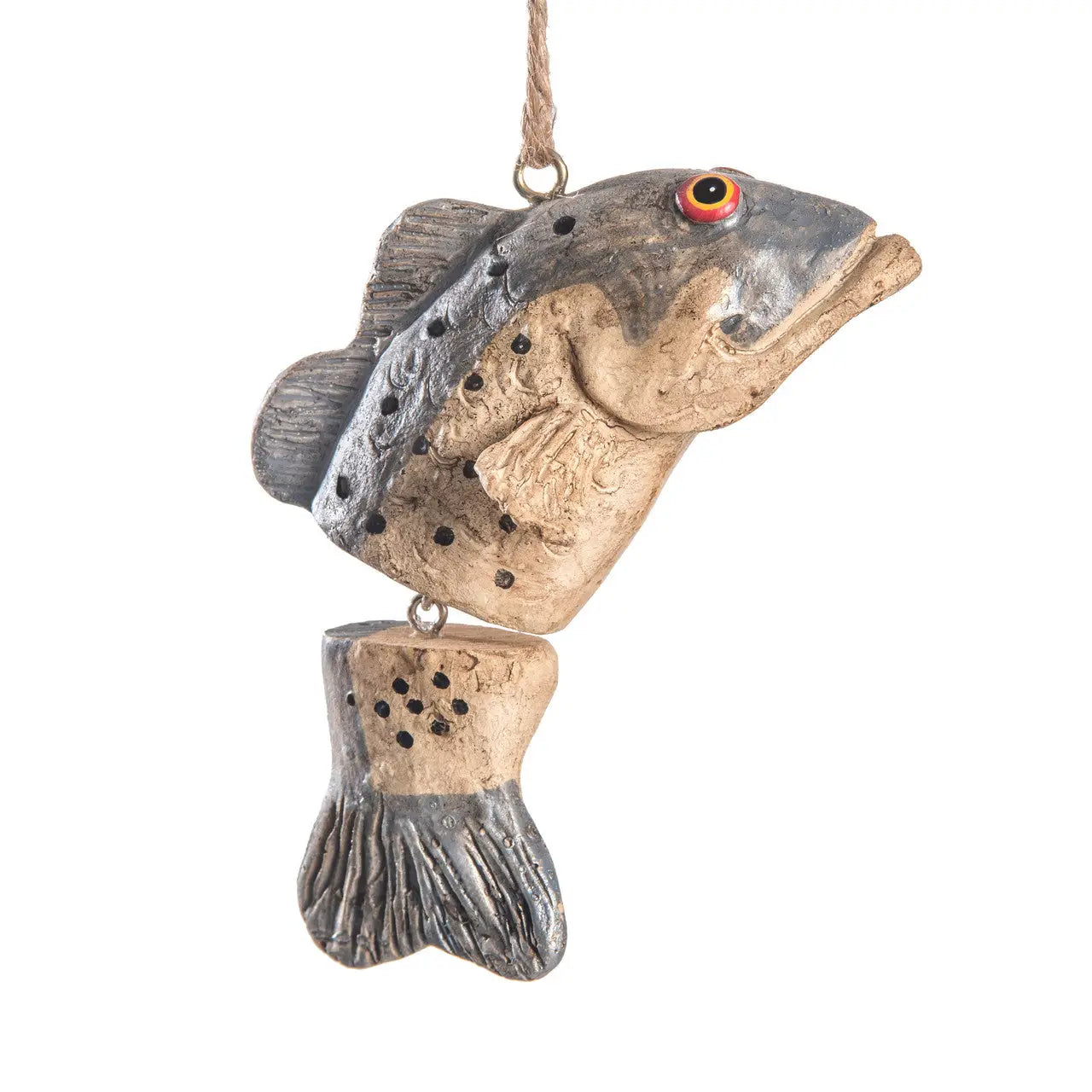 Fishing Ornament - Zinnias Gift Boutique