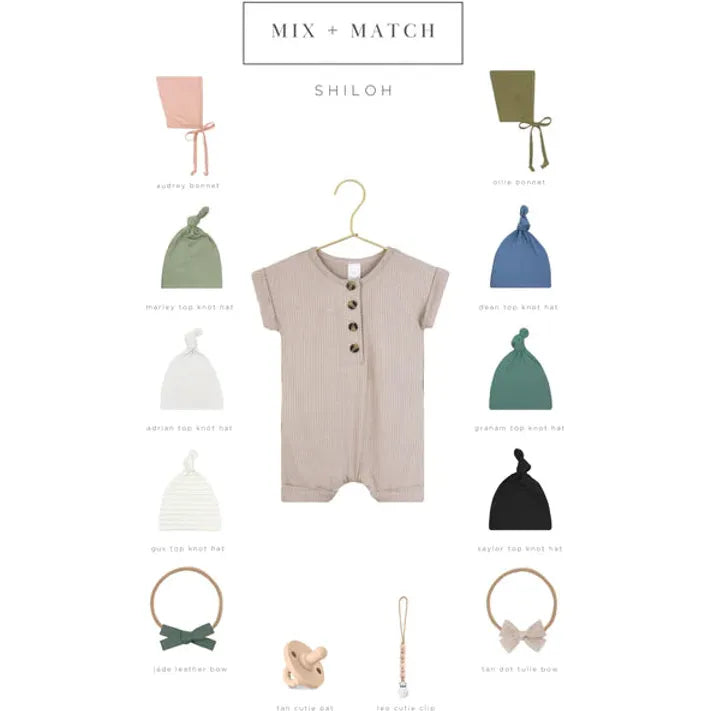 Shiloh Ribbed Romper - Zinnias Gift Boutique