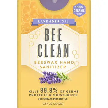 Organic Beeswax Bee Clean Hand Sanitizer - Zinnias Gift Boutique