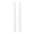 11" Uyuni White Taper Candles - Zinnias Gift Boutique