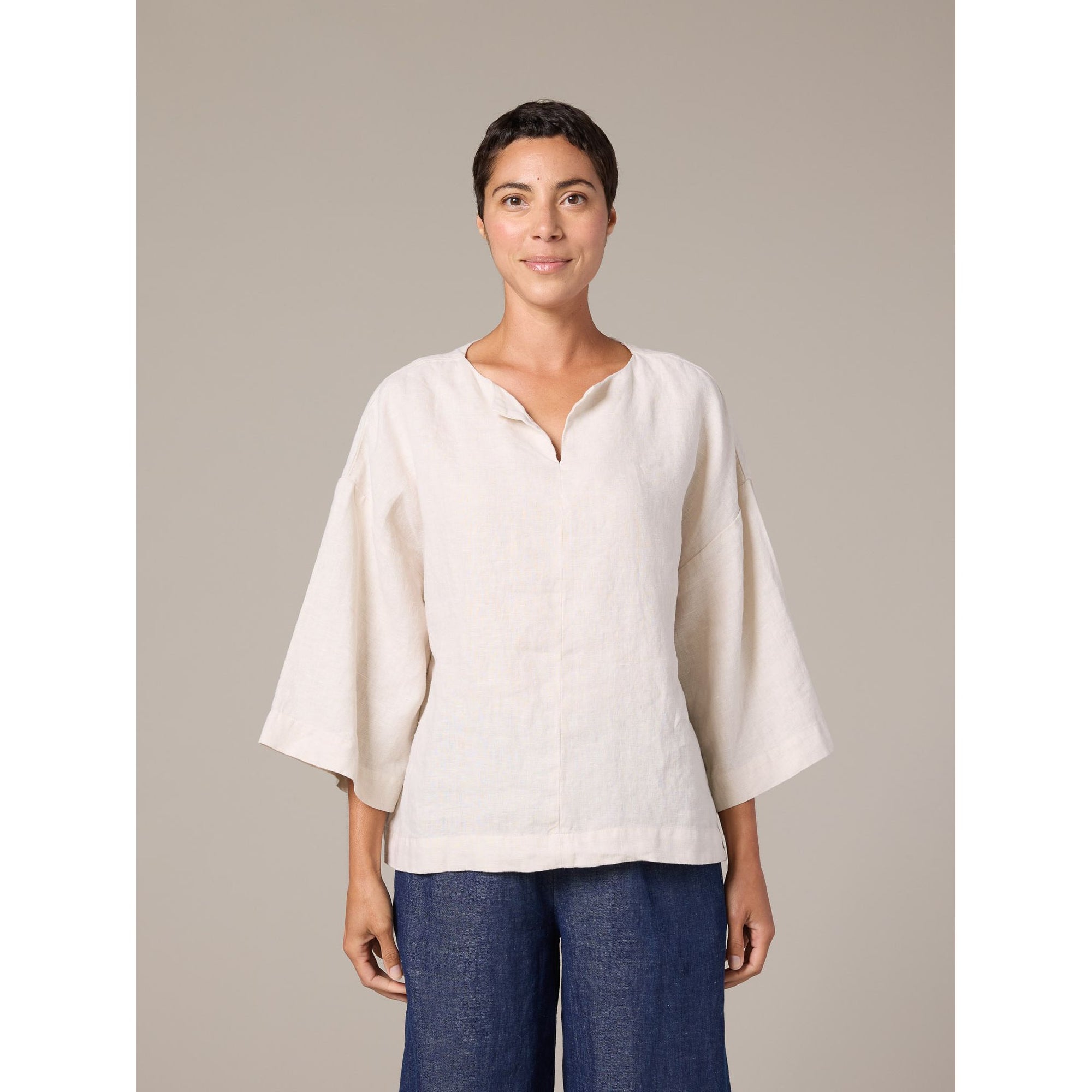 Split Neck Pullover - Zinnias Gift Boutique