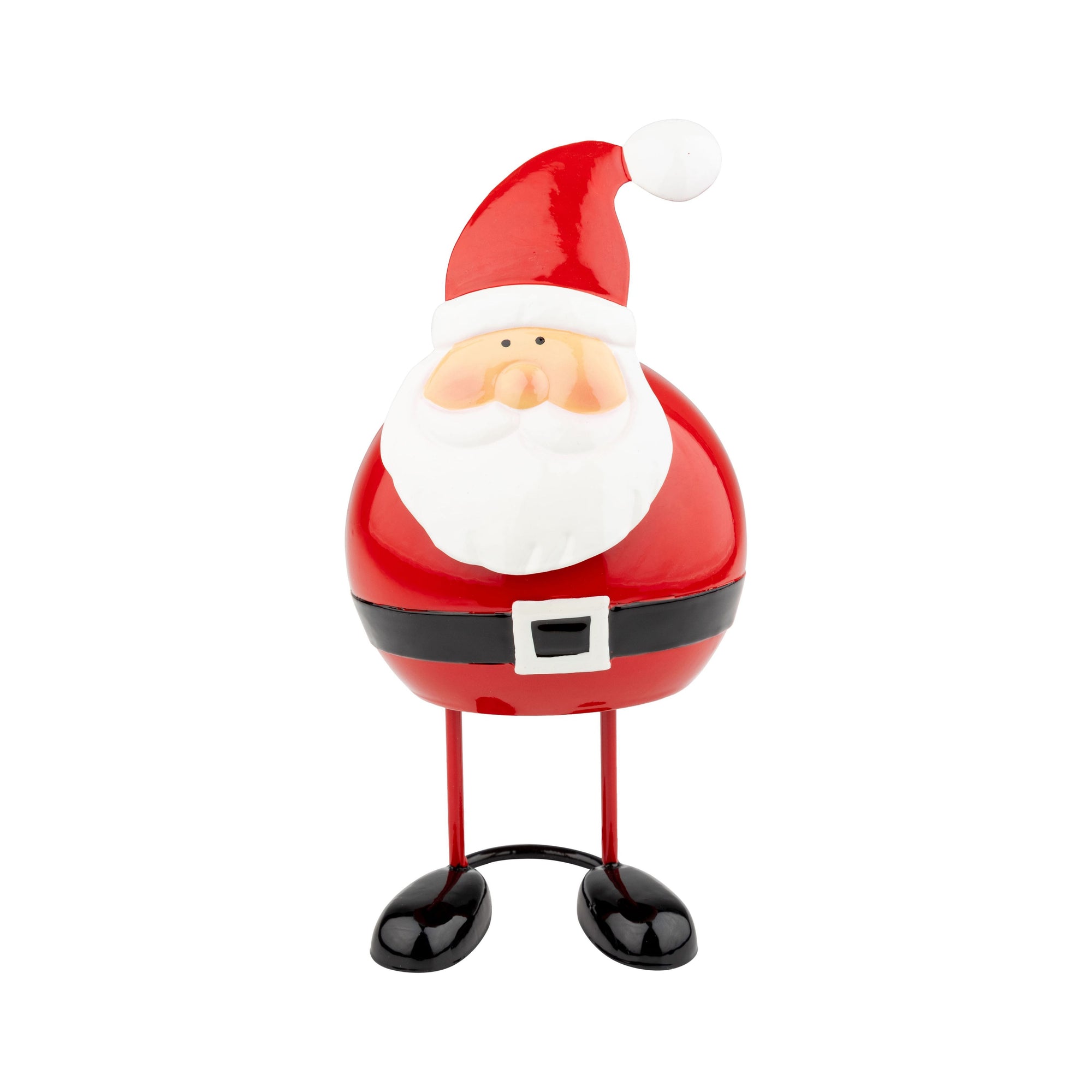 Wiggle Santa Metal - Zinnias Gift Boutique