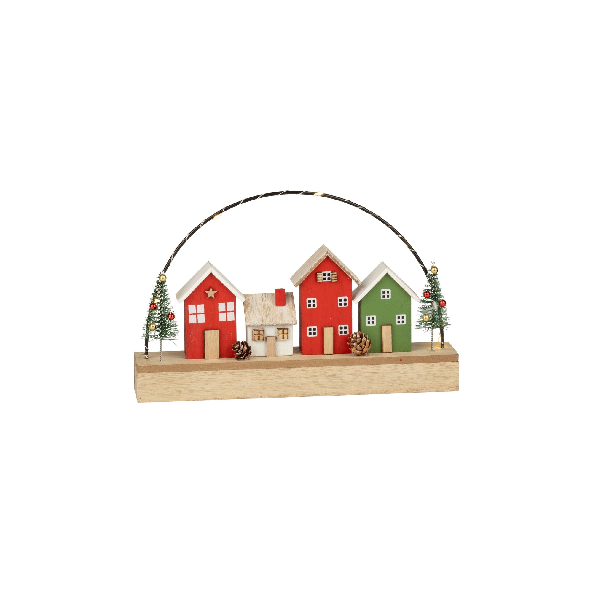 Wood village - Zinnias Gift Boutique