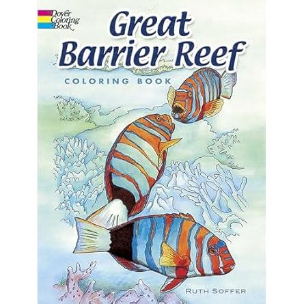Great Barrier Reef Coloring Book - Zinnias Gift Boutique