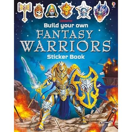 Build Your Own Fantasy Warriors Sticker Book - Zinnias Gift Boutique