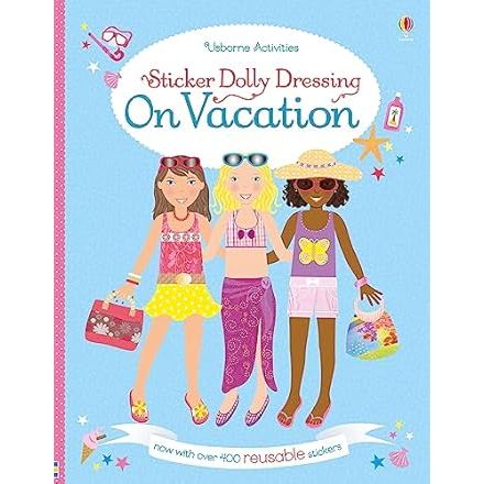 Sticker Dolly Dressing On Vacation - Zinnias Gift Boutique