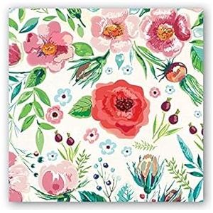 Wild Berry Blossom Luncheon Napkin - Zinnias Gift Boutique