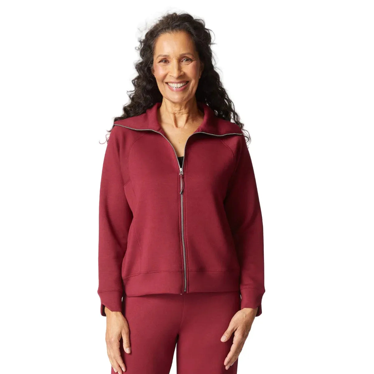 Passport Knit Roam Jacket - Wine - Zinnias Gift Boutique