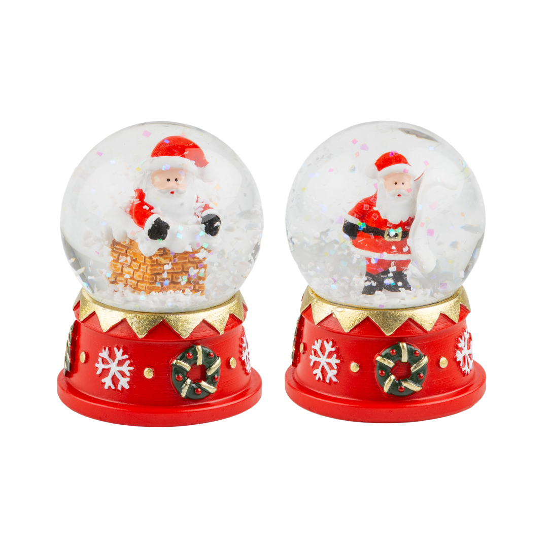 Snowglobe Santa - Zinnias Gift Boutique