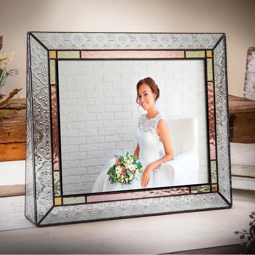 Stained Glass Picture Frame - Zinnias Gift Boutique