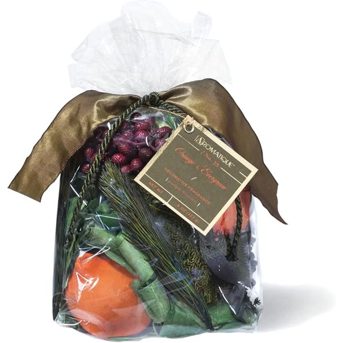 Orange Evergreen Potpourri - Zinnias Gift Boutique