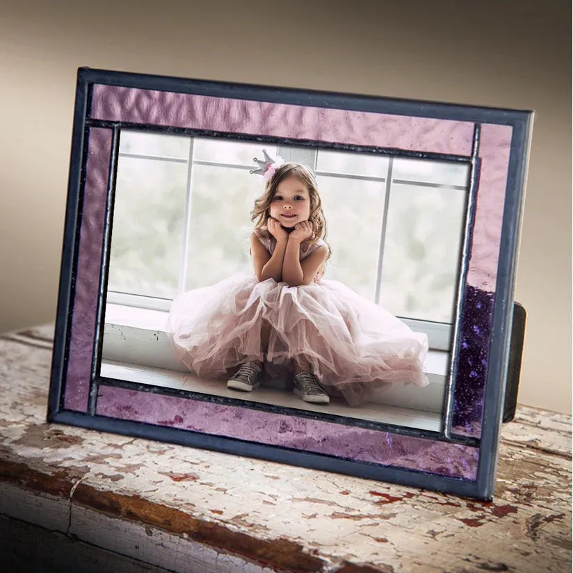 Stained Glass Picture Frame - Zinnias Gift Boutique
