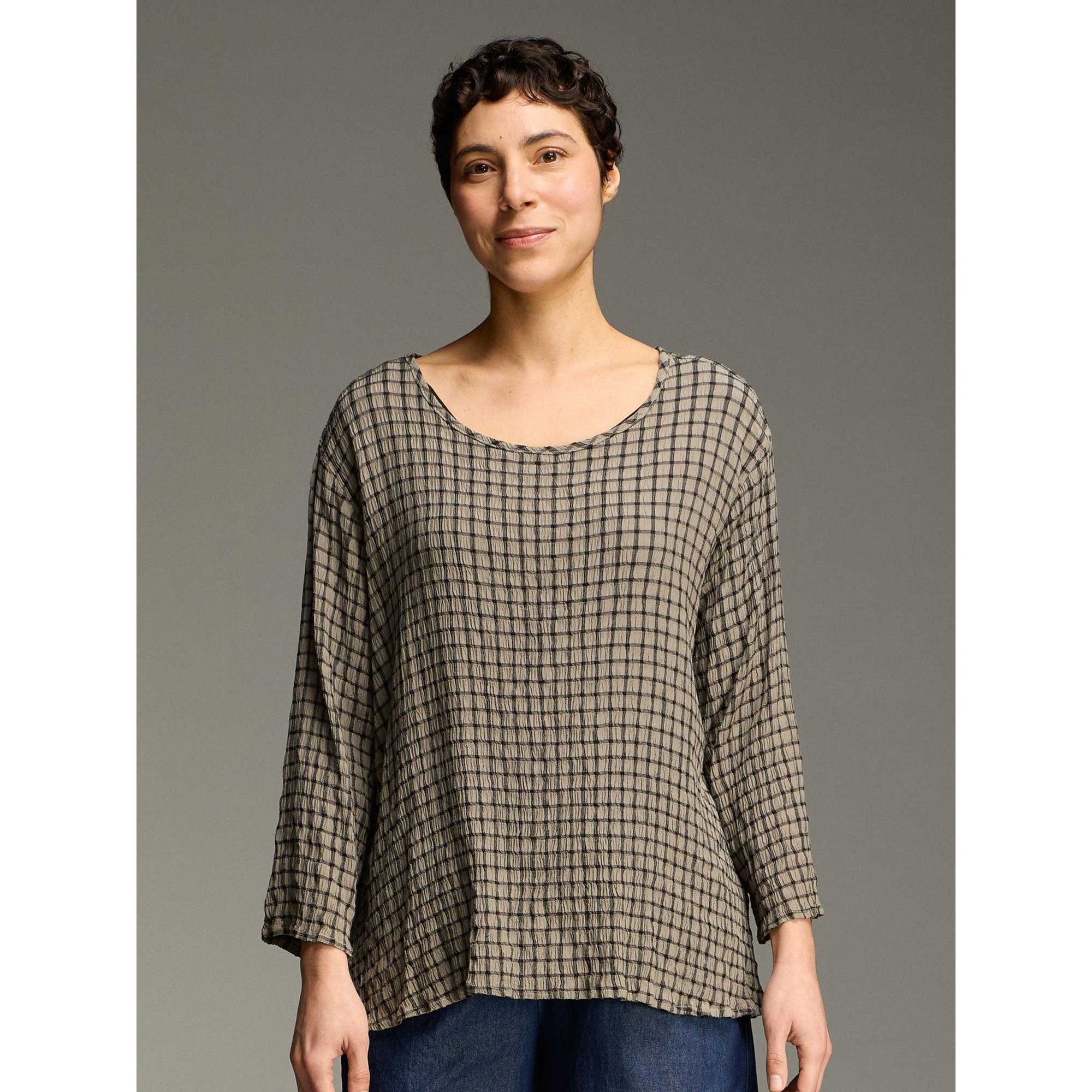 3/4 Slv Aline Top - Zinnias Gift Boutique