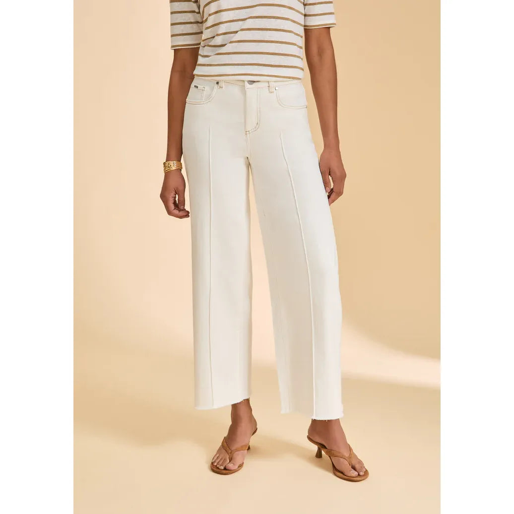 Olivia Wide Leg Ankle Denim - Zinnias Gift Boutique