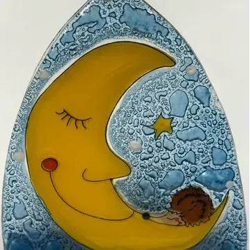 Fused glass nightlight - Zinnias Gift Boutique