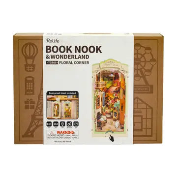 Book Nook DIY Lighted Mini Kit - Zinnias Gift Boutique