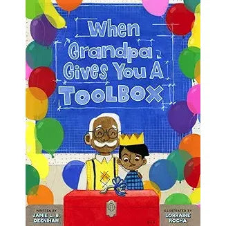When Grandpa gives you a toolbox - Zinnias Gift Boutique