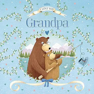 I love you grandpa padded board book - Zinnias Gift Boutique