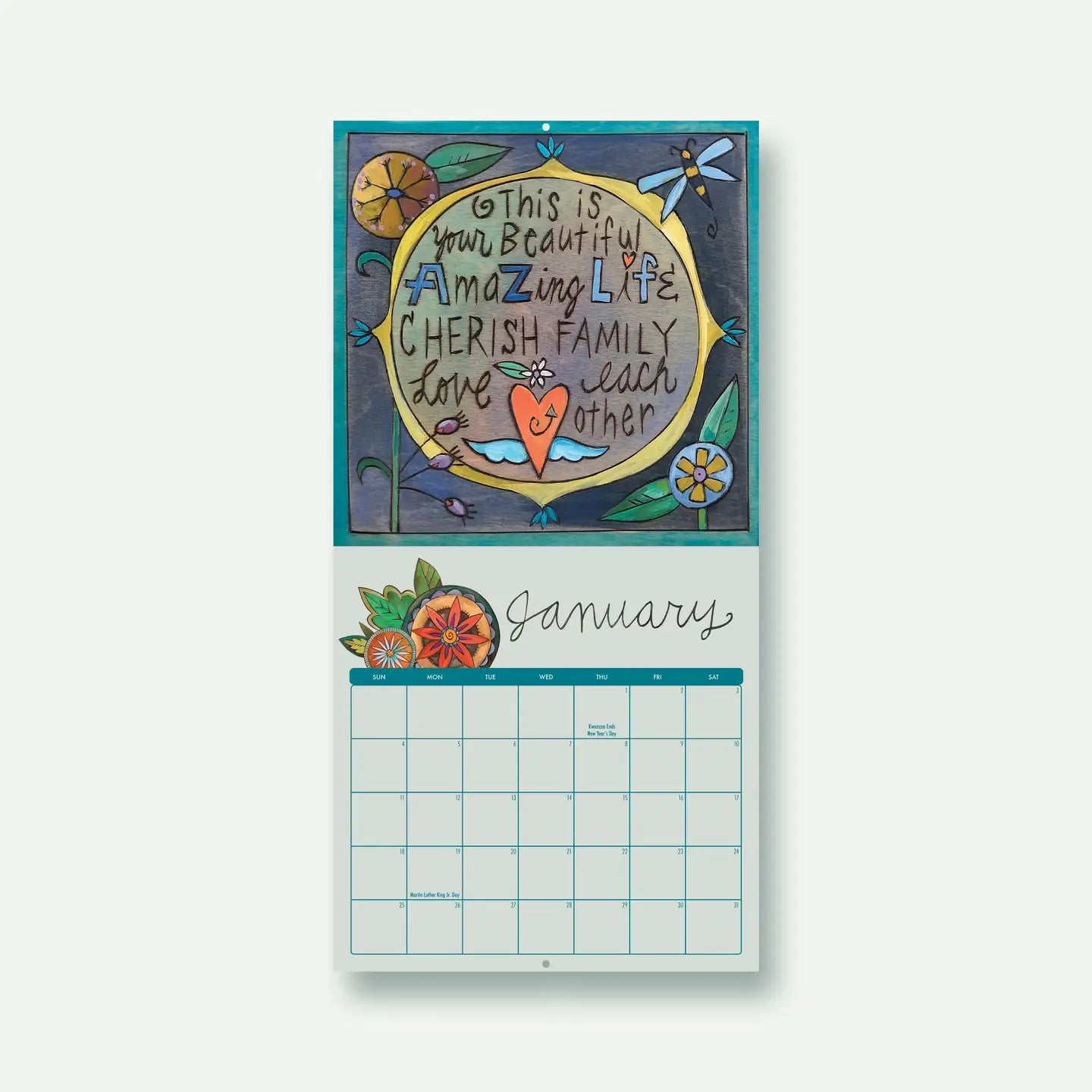 2026 Paper Calendar - Zinnias Gift Boutique