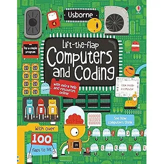 Lift the flap computers and coding usborne - Zinnias Gift Boutique