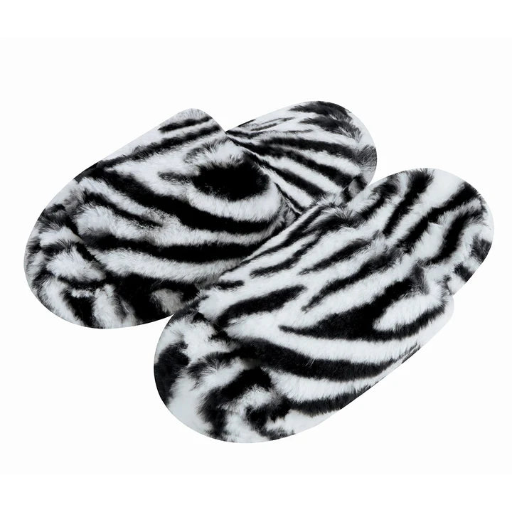 Fuzzy Jungle Fever Slide Snoozies - Zinnias Gift Boutique