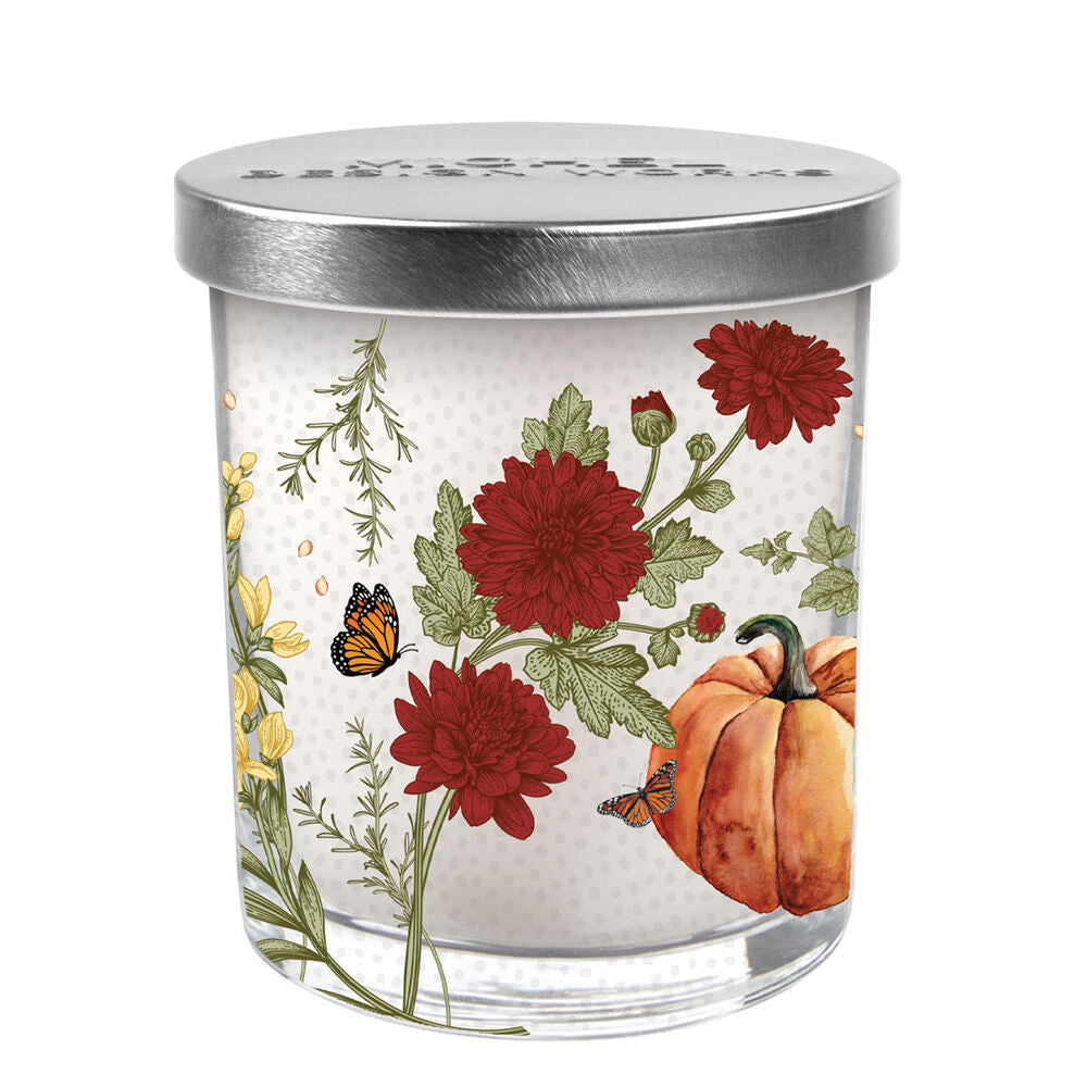 Pumpkin Delight Candle Jar with Lid - Zinnias Gift Boutique