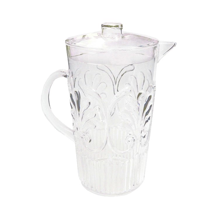 Poly Carb Pitcher Clear - Zinnias Gift Boutique