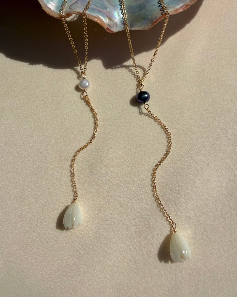 Penelope Lariat Necklace - 18" GF