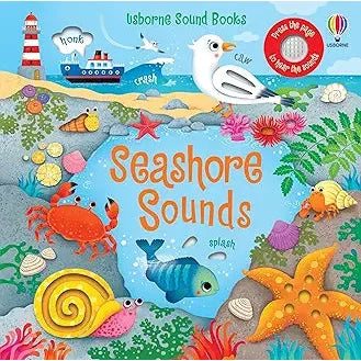 Seashore Sound book usborne sound - Zinnias Gift Boutique