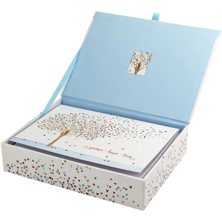 Deluxe Boxed: Festive Tree of Hearts - Zinnias Gift Boutique
