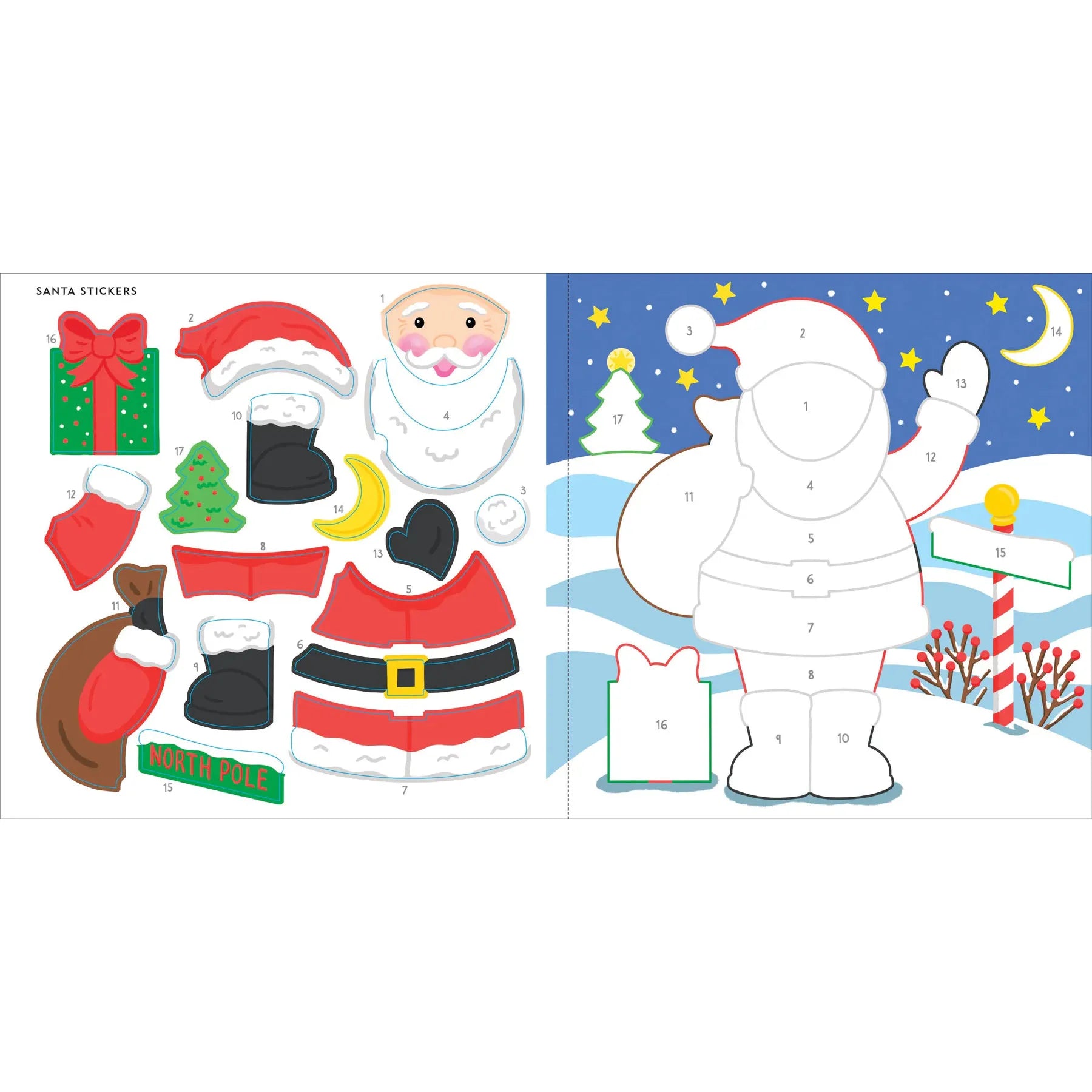 Color-By-Sticker Christmas - Zinnias Gift Boutique