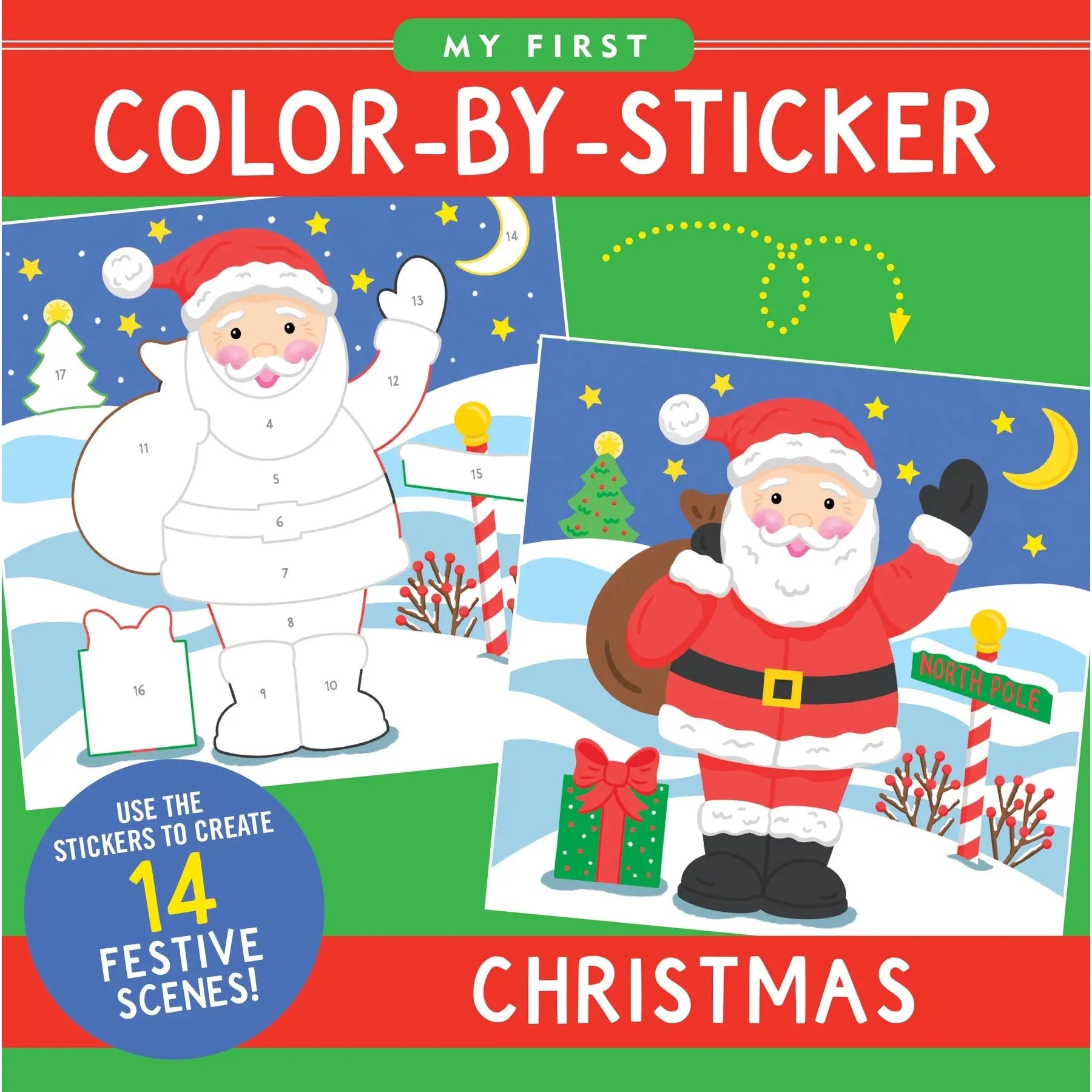 Color-By-Sticker Christmas - Zinnias Gift Boutique