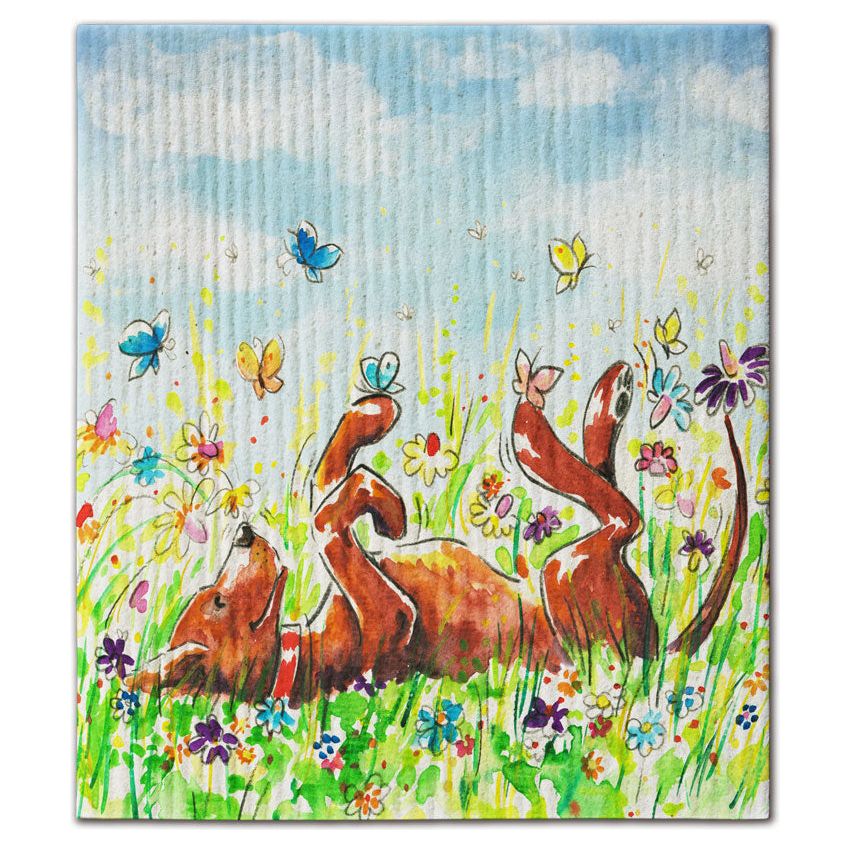 Eco Friendly Dishcloth - Animals - Zinnias Gift Boutique