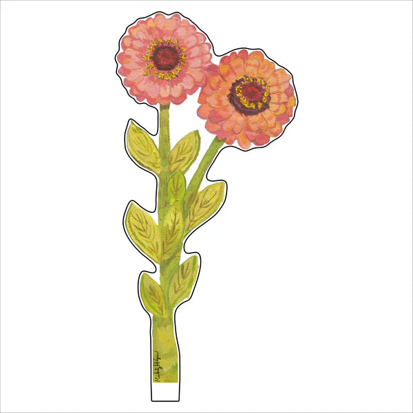 Small Acrylic Flower - Zinnias Gift Boutique