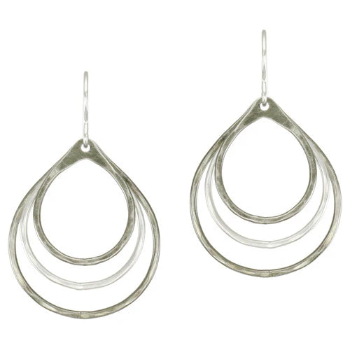 Tiered Teardrop Earring - Zinnias Gift Boutique