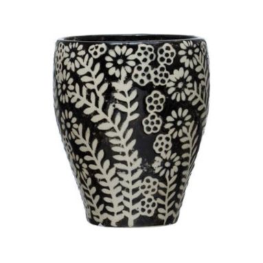 7 oz. Stoneware Cup - Zinnias Gift Boutique