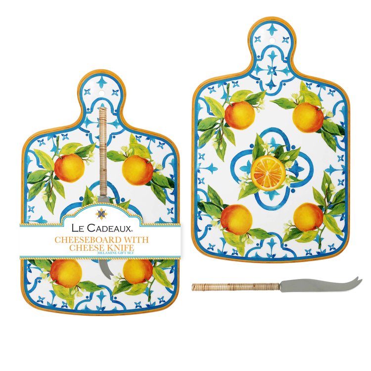 Cheese Board with Cheese Knife Gift Set Valencia - Zinnias Gift Boutique
